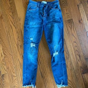 High rise super skinny ankle Abercrombie & Fitch jeans